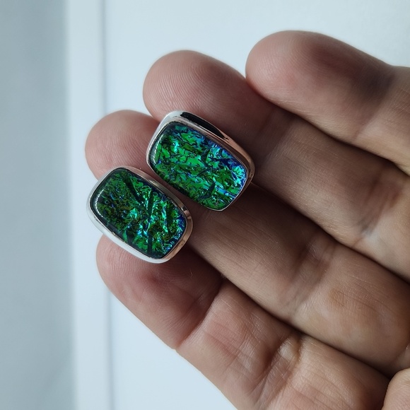 Nwot!! Triplet opal sterling earrings - Picture 1 of 9